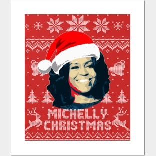 Michelle Obama Michelly Christmas Posters and Art